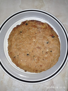 Una foto de Tortilla de manzana y avena