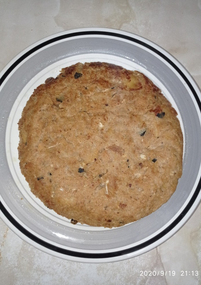 Una foto de Tortilla de manzana y avena
