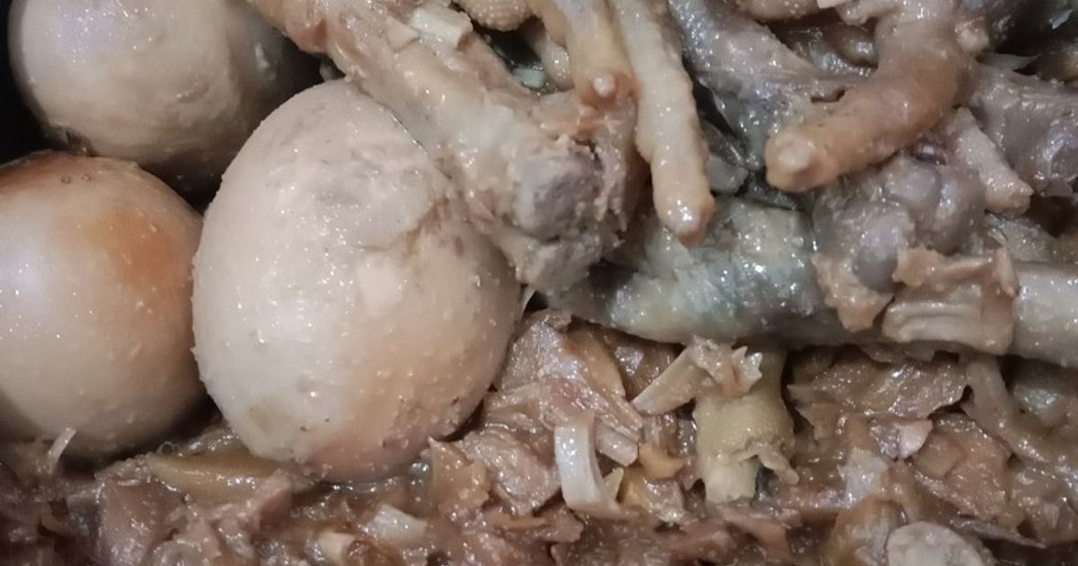 Gudeg nangka telur ceker ayam