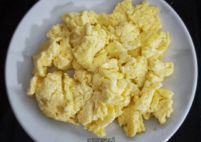 Resep Scrambled Eggs Ala Mc Oleh Yeni Cookpad