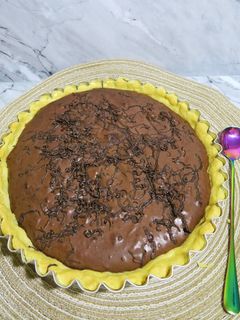 Foto resep Fudgy Brownies Pie