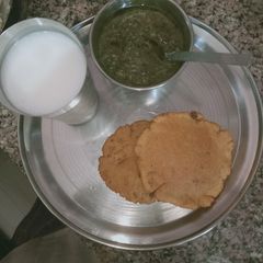 A picture of Potato Corn Flour Poori.