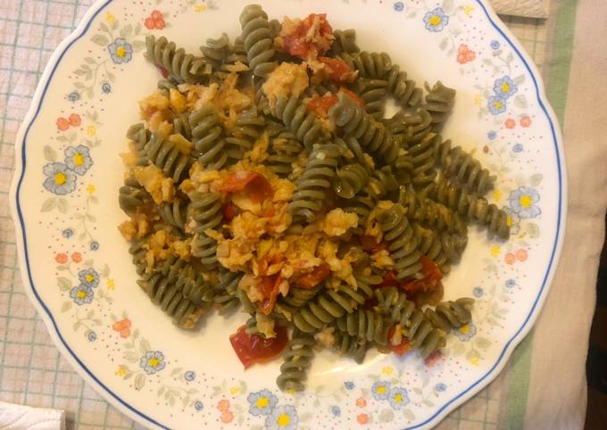 Fusilli alle ortiche con merluzzo