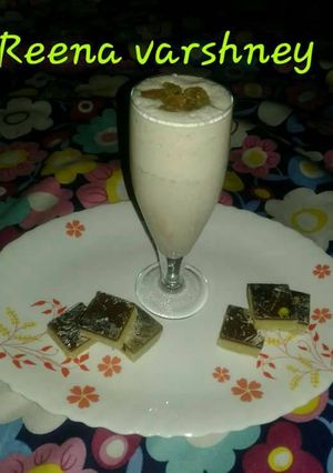 A picture of Khoya chocolate milk drink.