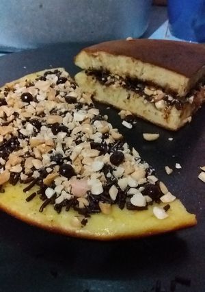 Foto resep Martabak manis teflon takaran sendok simple