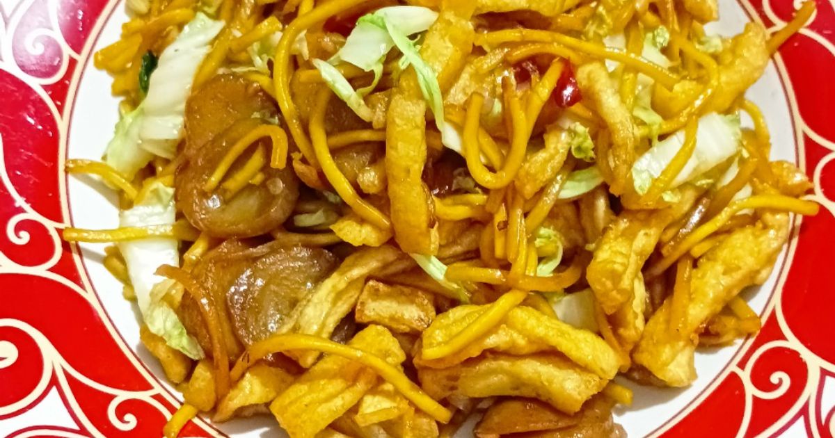 1163. Mi Basah Stik Tahu Goreng Pedas