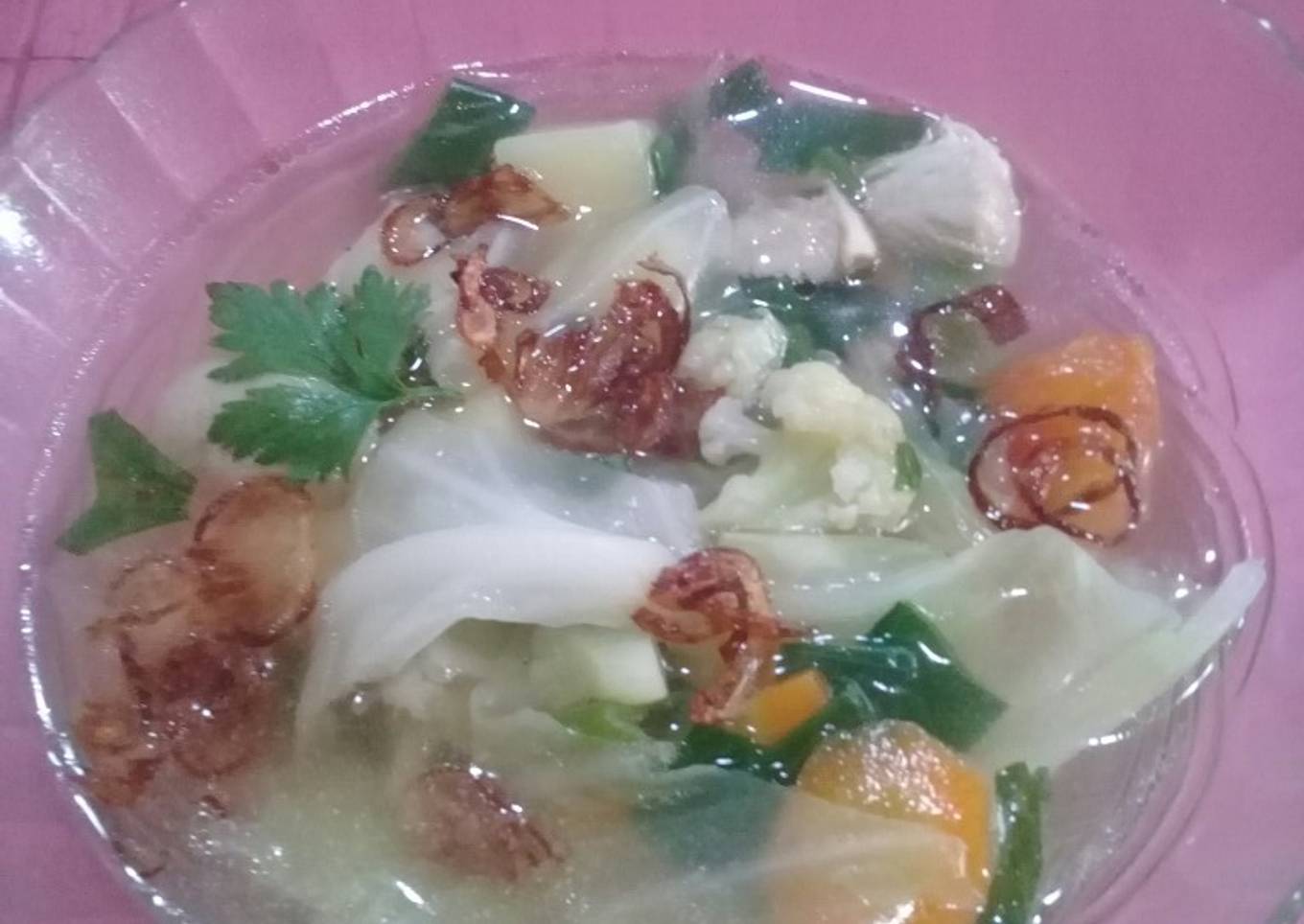 Sup ayam sederhana
