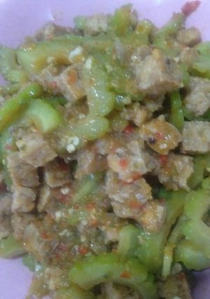 Foto resep Tumis Pare/paria campur Tempe