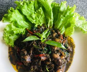 Siap Saji Cumi Hitam Kemangi  Yummy Mantul