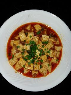 A picture of Mapo Tofu.