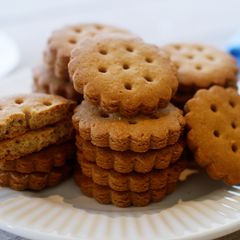 A picture of Crunchy Maple Cookies🏵️Homemade Cookies without butter.