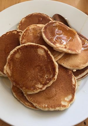 Φωτογραφία της συνταγής Vegan Pancakes 🥞🥞🥞🍯🍯🍯