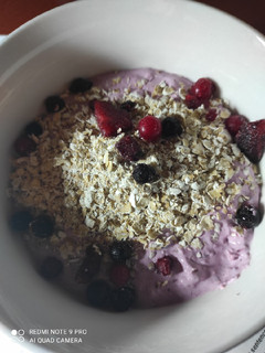 Φωτογραφία της συνταγής Smoothie bowl 🥣 με φρούτα του δάσους