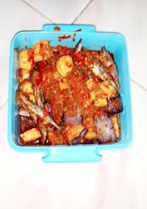 Foto resep Tahu terong Ikan asin samBal pedes