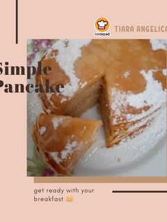 Foto resep Simple pancake