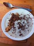 Gachas de avena proteicas