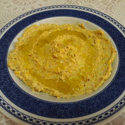 Hummus de maíz vegano Receta de Alberto Díaz- Cookpad