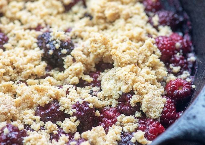 Simple Way to Prepare Quick KetoBlondie's Blackberry Cobbler