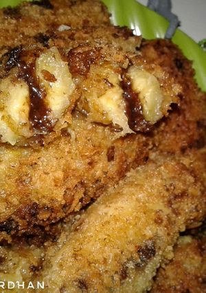Foto resep Pisang goreng krispi isi coklat