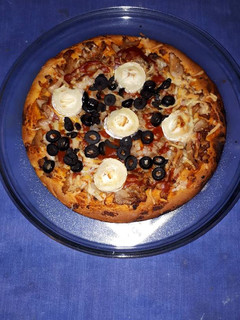Una foto de Pizza "muy" rápida y fácil!!