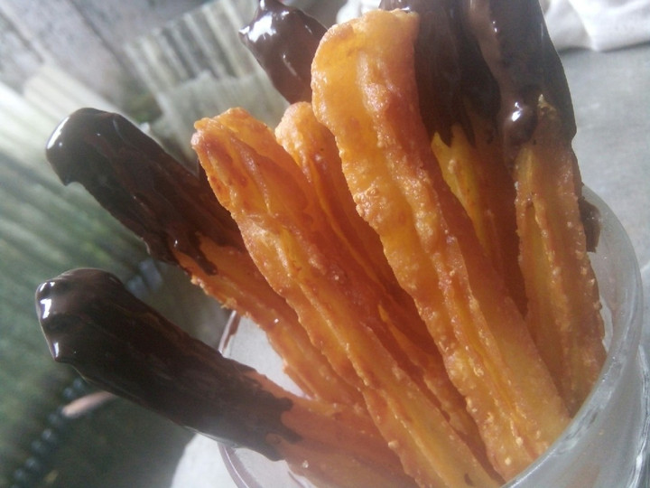 Resep Churros keju sauce coklat Menu Enak Dan Mudah Dibuat