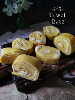 Foto resep Towel roll crepe