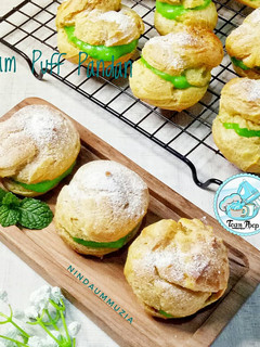 Foto resep Cream Puff Pandan
