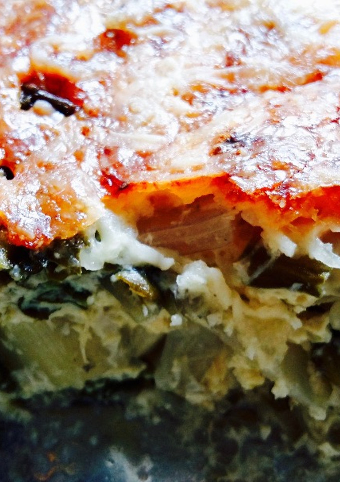 Una foto de Pastel de acelgas
