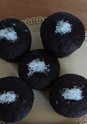 عکسی از دستور کیک خیس شکلاتی من برا همسر جونم😋