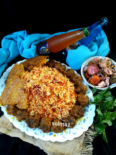 عکسی از دستور پلو هویج و لبو solmaz