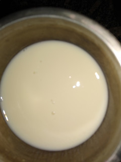 Una foto de Licuado vegetariano de dulce de leche y cacao 🤗😍😎
