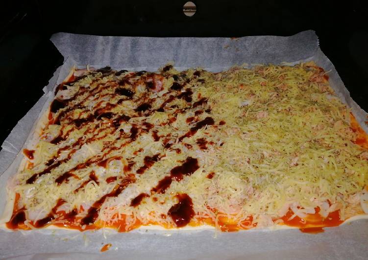 Pizza 2 partes!