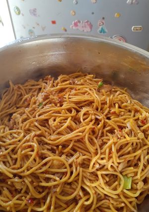Foto resep Mie goreng glosor pedas