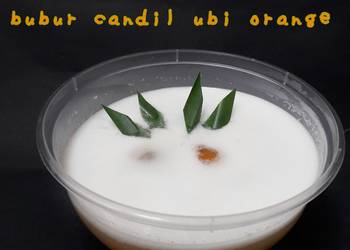 Siap Saji Bubur candil / biji salak ubi orange Nikmat Lezat