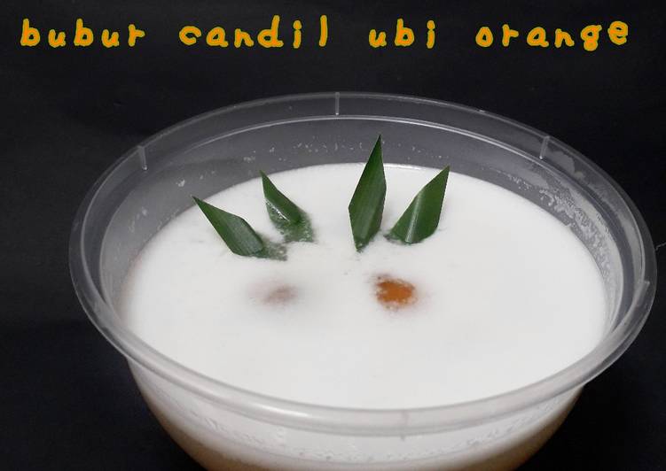 Bubur candil / biji salak ubi orange