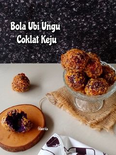 Foto resep Bola Ubi Ungu Coklat Keju