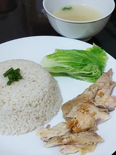 Foto resep Nasi ayam hainan simple