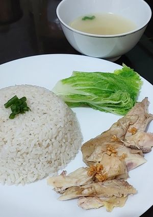 Foto resep Nasi ayam hainan simple