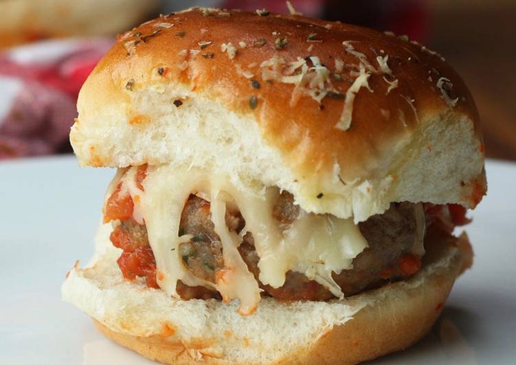 Easy meatball sliders