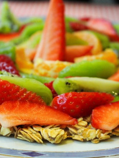 Una foto de Pizza dulce y saludable