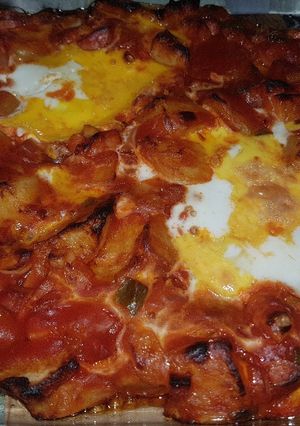 Una foto de Huevos a la flamenca