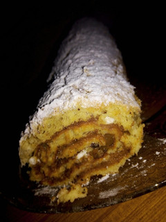 Una foto de Arrollado de dulce de leche