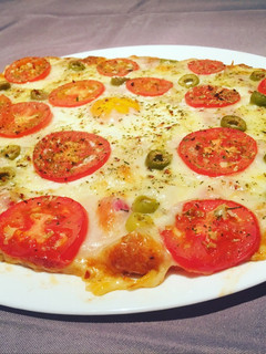 Una foto de Pizza