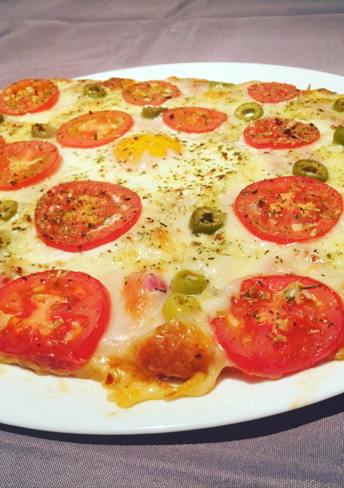 Una foto de Pizza