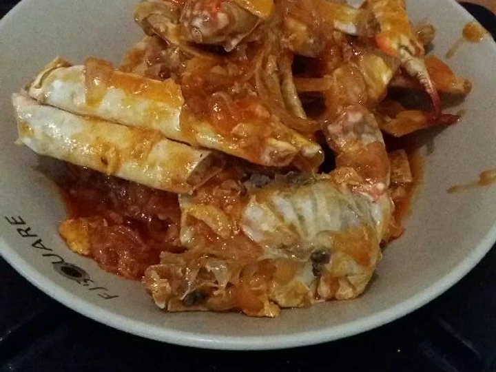 Cara Gampang Menyiapkan Resep Rajungan saos tomat (#ala windy) yang Bikin Ngiler Anti Ribet, Lezat Sekali