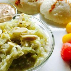 A picture of Bottlegourd halwa #FIHRCookpadContest.