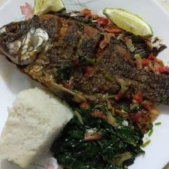 A picture of Fried fish.