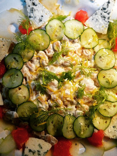 Una foto de Ensalada de porotos