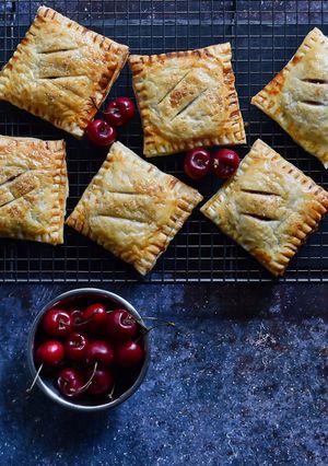 A picture of Cherry Pies (or Apple, Peach, Rhubarb).