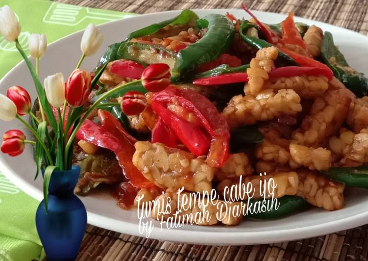 Resep Tumis Tempe Cabe Ijo yang Bikin Ngiler